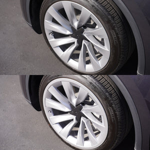 TESPLUS 20'' Helix 2.0 Rim Protector - Silver for Model Y Juniper
