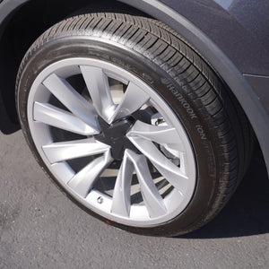 TESPLUS 20'' Helix 2.0 Rim Protector - Silver for Model Y Juniper