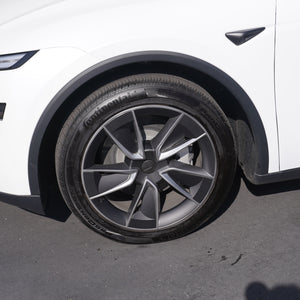 TESPLUS 19'' WARP Style Wheel Cover Silver For Model Y Juniper