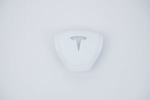 Tesplus Yoke Style Steering Wheel - White Nappa Leather