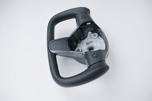 Tesplus Yoke Style Steering Wheel - Original Leather