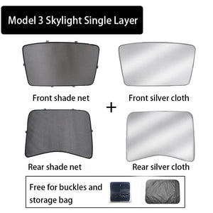 Glass Roof Window Sunshade