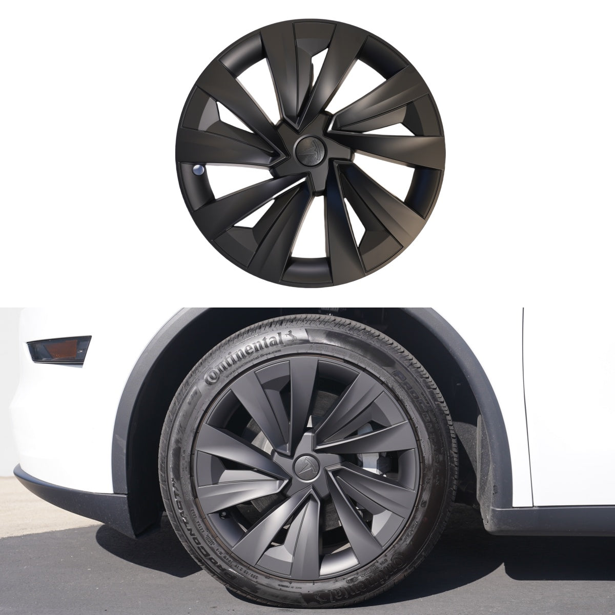 TESPLUS 19'' Helix 2.0 Style Wheel Cover For Model Y Juniper