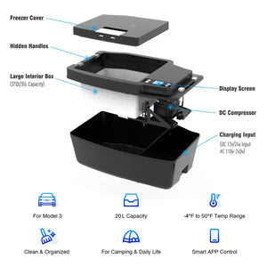 TESPLUS x DoHome Subtrunk Portable Refrigerator