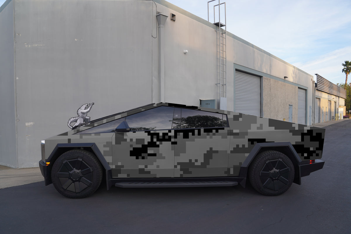 TESPLUS Custom Vinyl Wrap for Cybertruck - Digital Camo