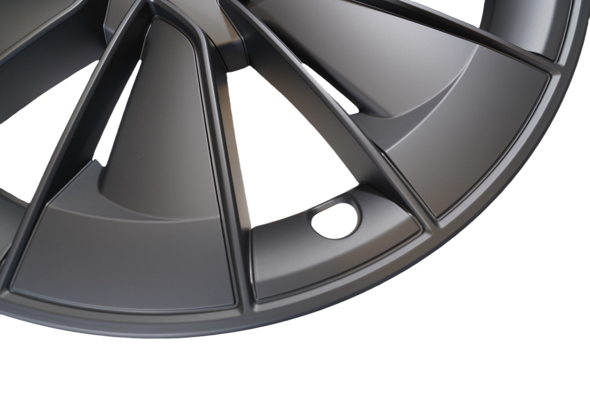 TESPLUS 19'' Warp Style Wheel Cover Black for Model Y