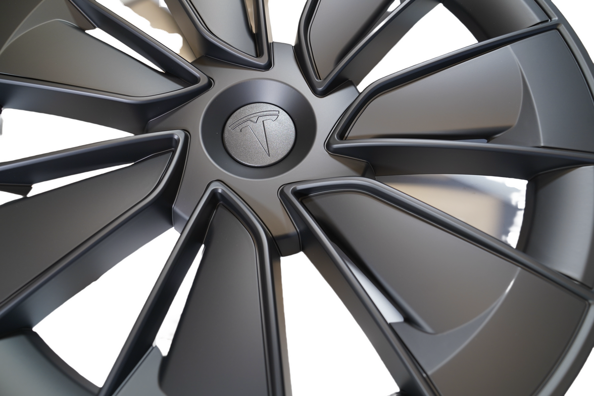 TESPLUS 19'' Warp Style Wheel Cover Black for Model Y