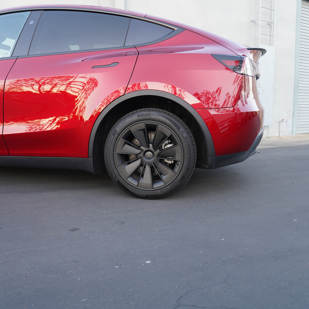 TESPLUS 19'' Warp Style Wheel Cover Black for Model Y