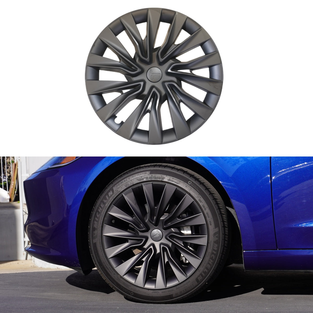 TESPLUS 18'' Nova Style Wheel Cover for Model 3