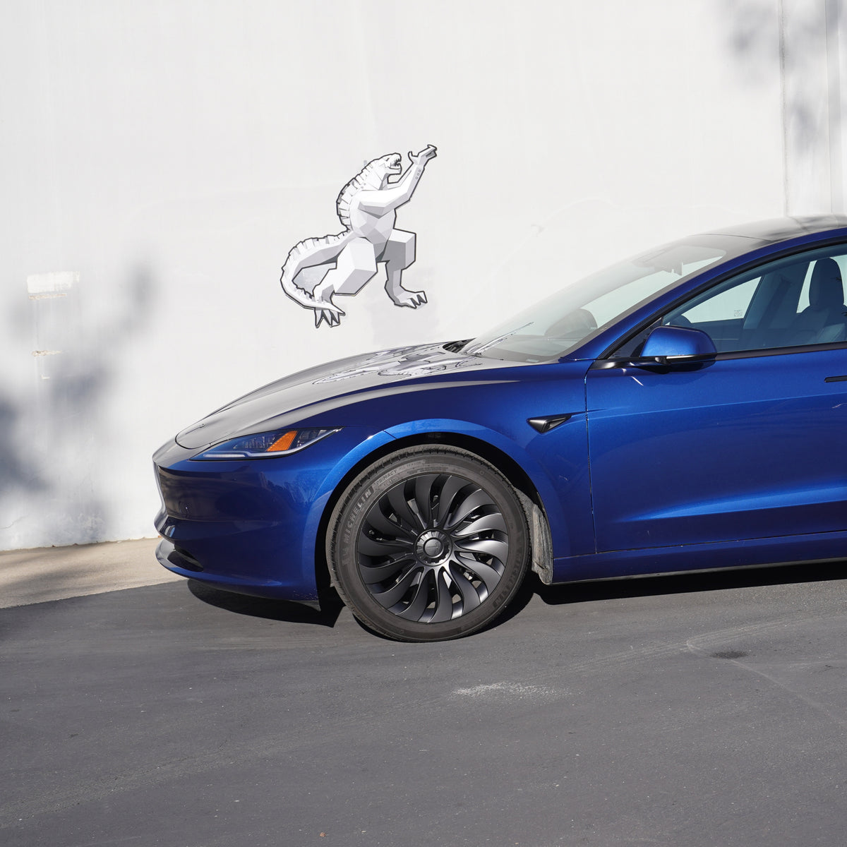 TESPLUS 18'' Hurricane Style Wheel Cover for Model 3