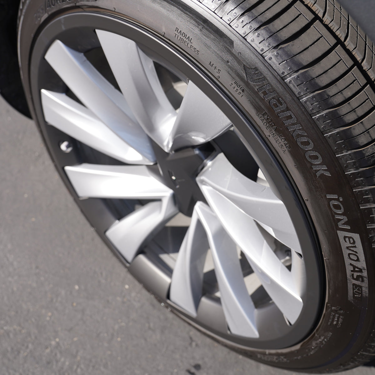 TESPLUS 20'' Helix 2.0 Rim Protector - Black for Model Y Juniper