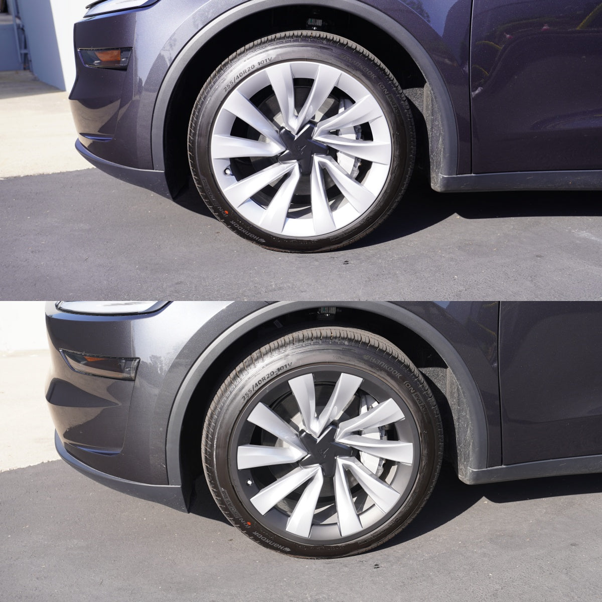 TESPLUS 20'' Helix 2.0 Rim Protector - Black for Model Y Juniper