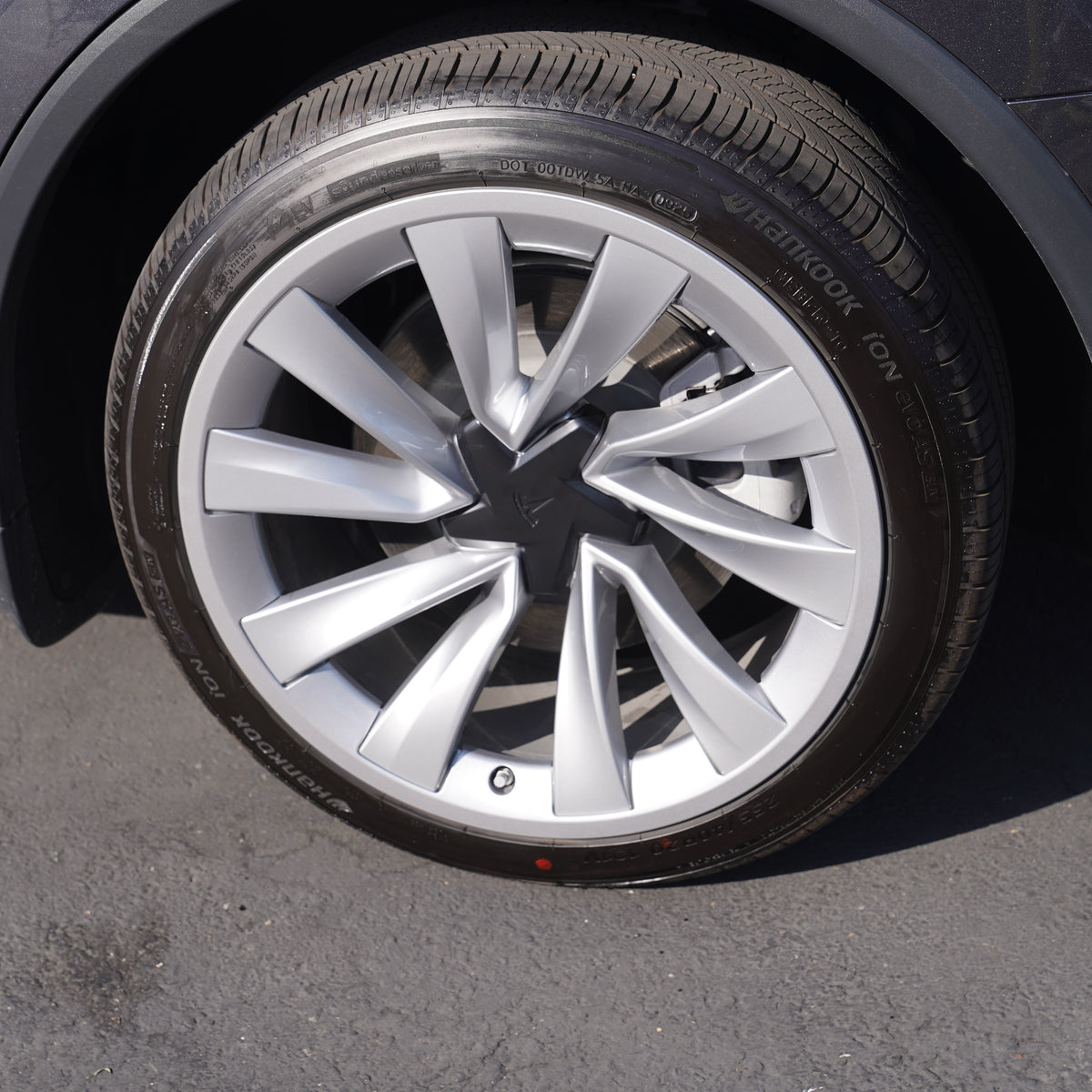 TESPLUS 20'' Helix 2.0 Rim Protector - Silver for Model Y Juniper