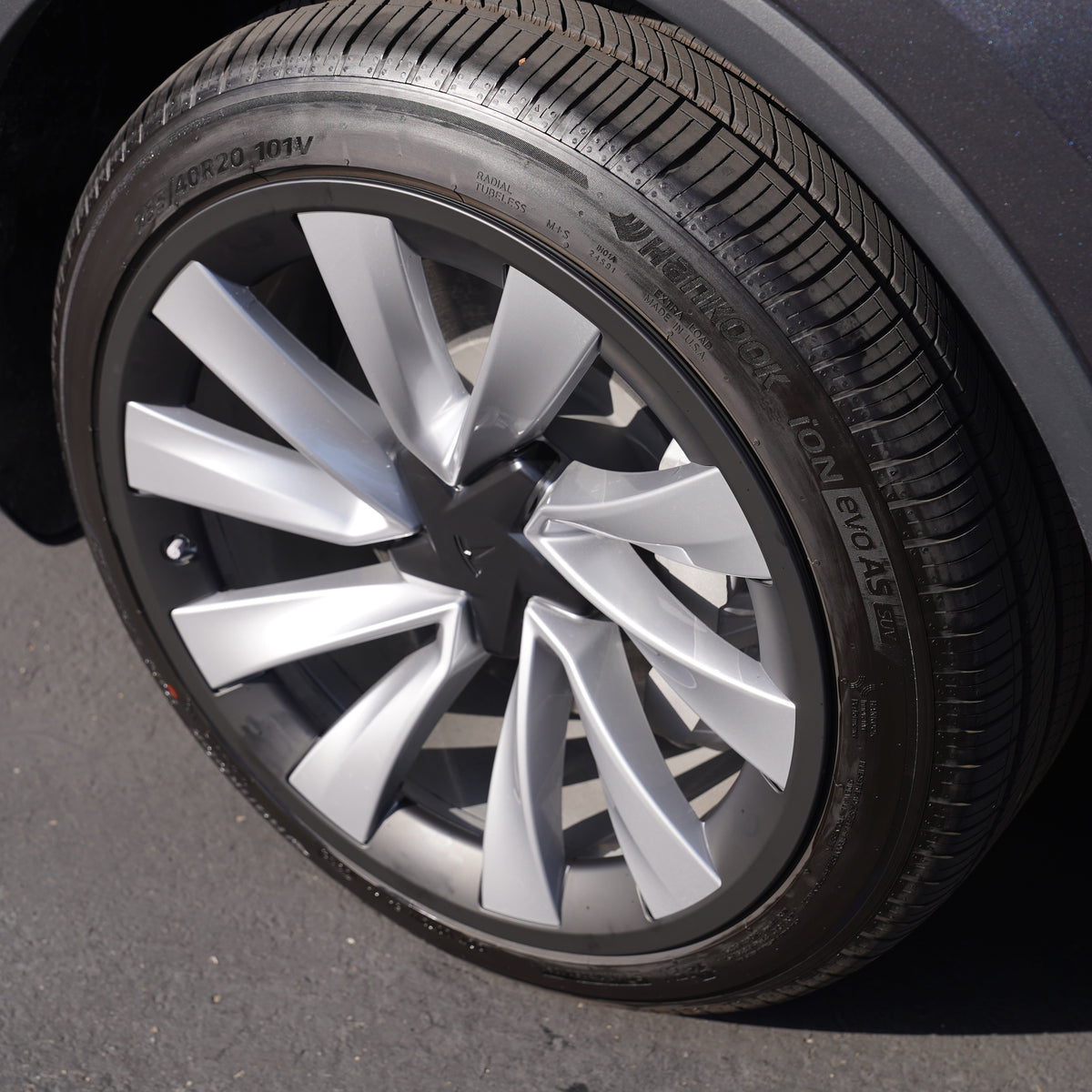 TESPLUS 20'' Helix 2.0 Rim Protector - Black for Model Y Juniper