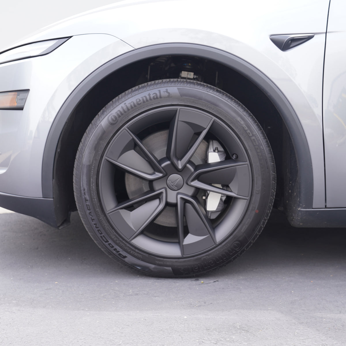 TESPLUS 19'' WARP Style Wheel Cover Black For Model Y Juniper