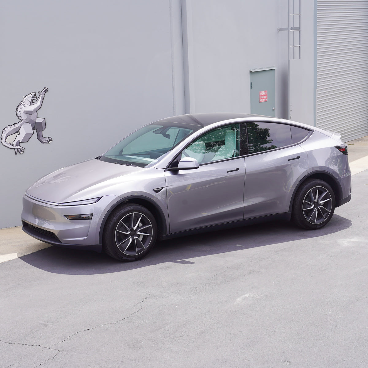 TESPLUS 19'' WARP Style Wheel Cover Silver For Model Y Juniper