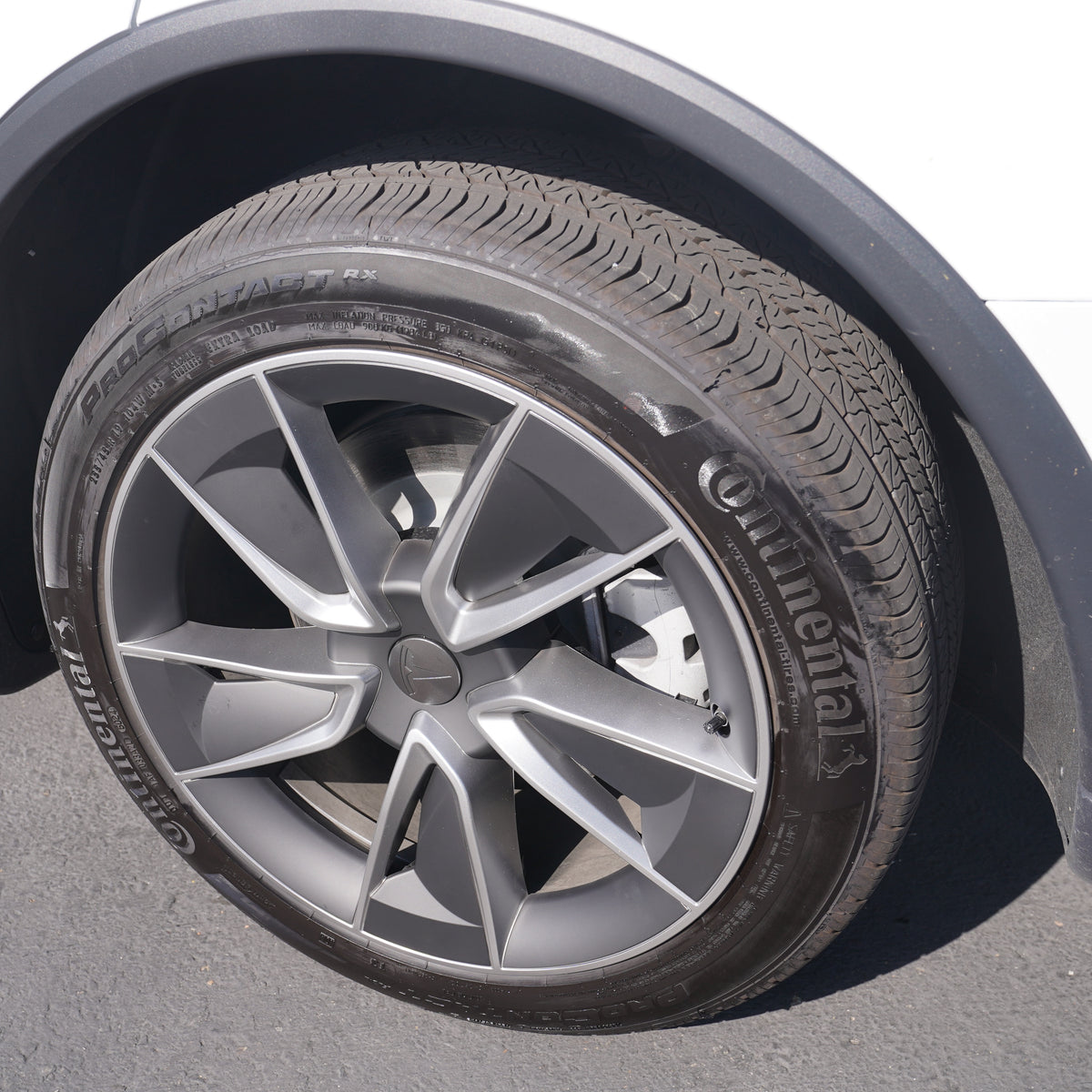 TESPLUS 19'' WARP Style Wheel Cover Silver For Model Y Juniper