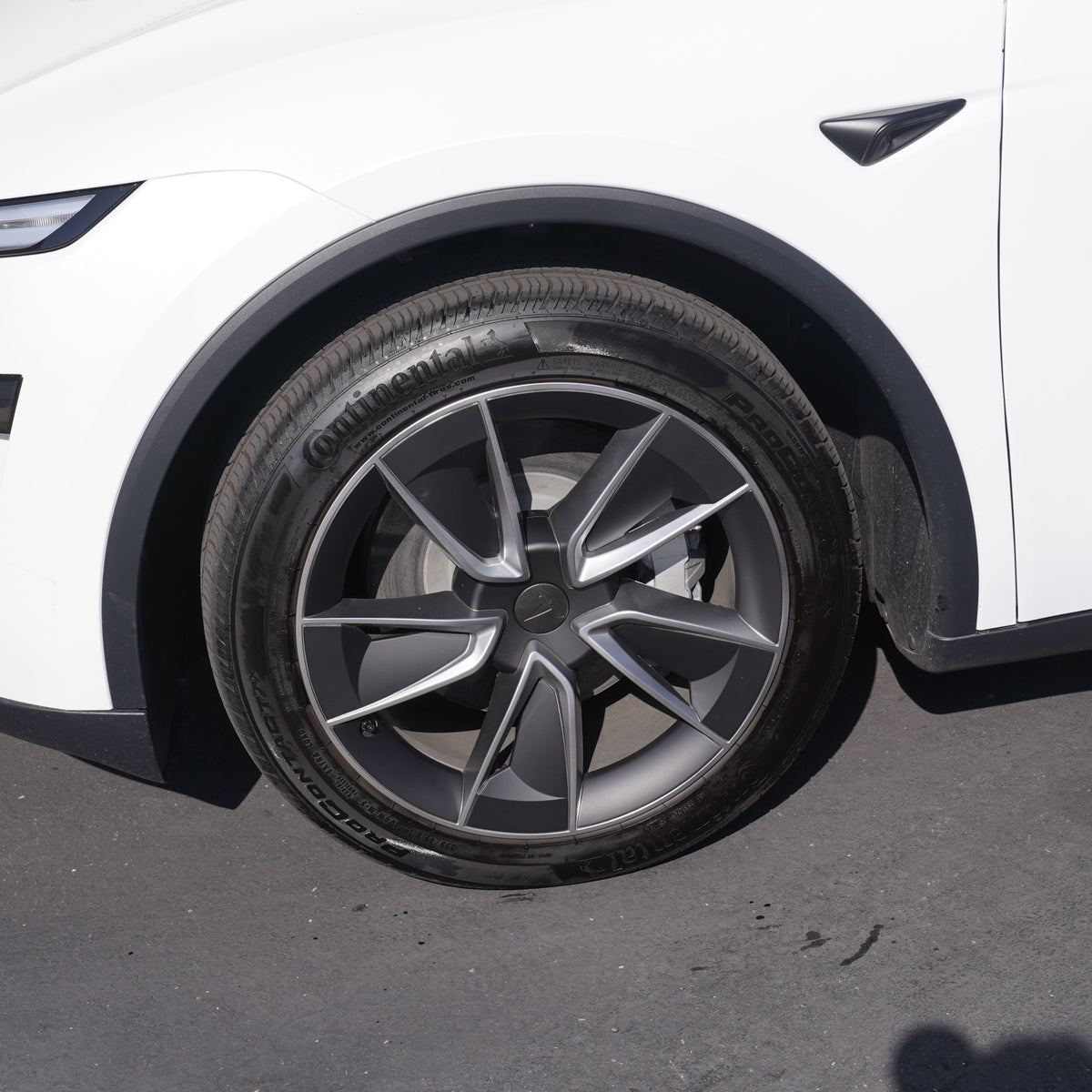 TESPLUS 19'' WARP Style Wheel Cover Silver For Model Y Juniper