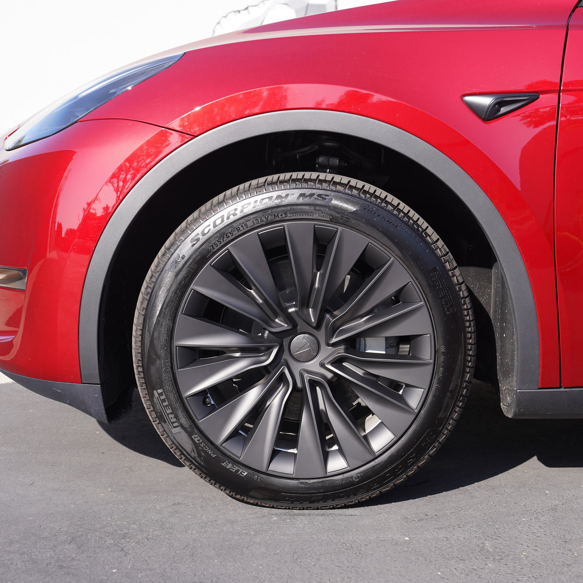 TESPLUS 19'' Nova Style Wheel Cover Black For Model Y