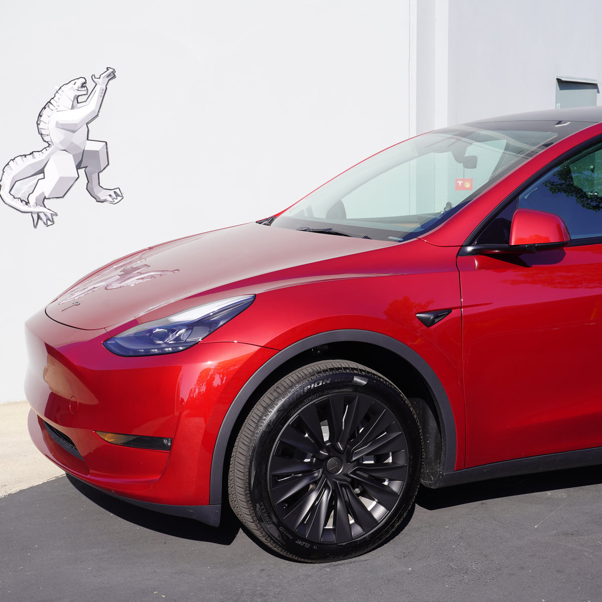 TESPLUS 19'' Nova Style Wheel Cover Black For Model Y