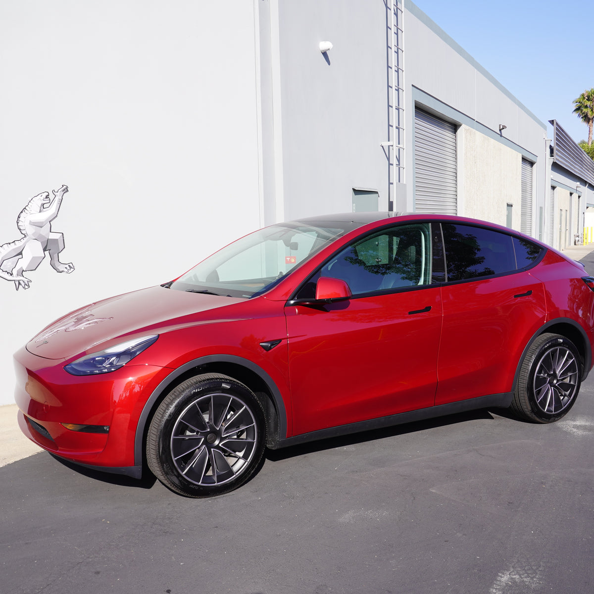 TESPLUS 19'' WARP STYLE WHEEL COVER Silver FOR MODEL Y