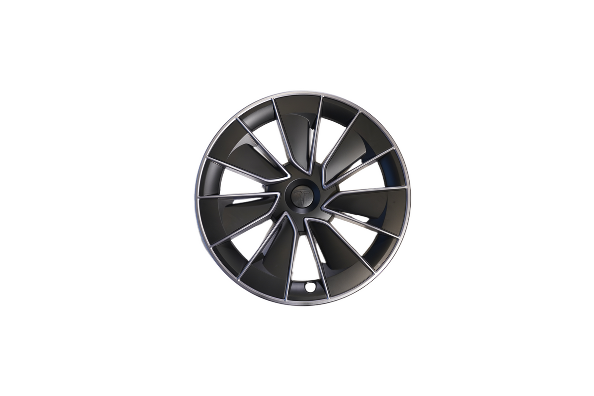 TESPLUS 19'' WARP STYLE WHEEL COVER Silver FOR MODEL Y