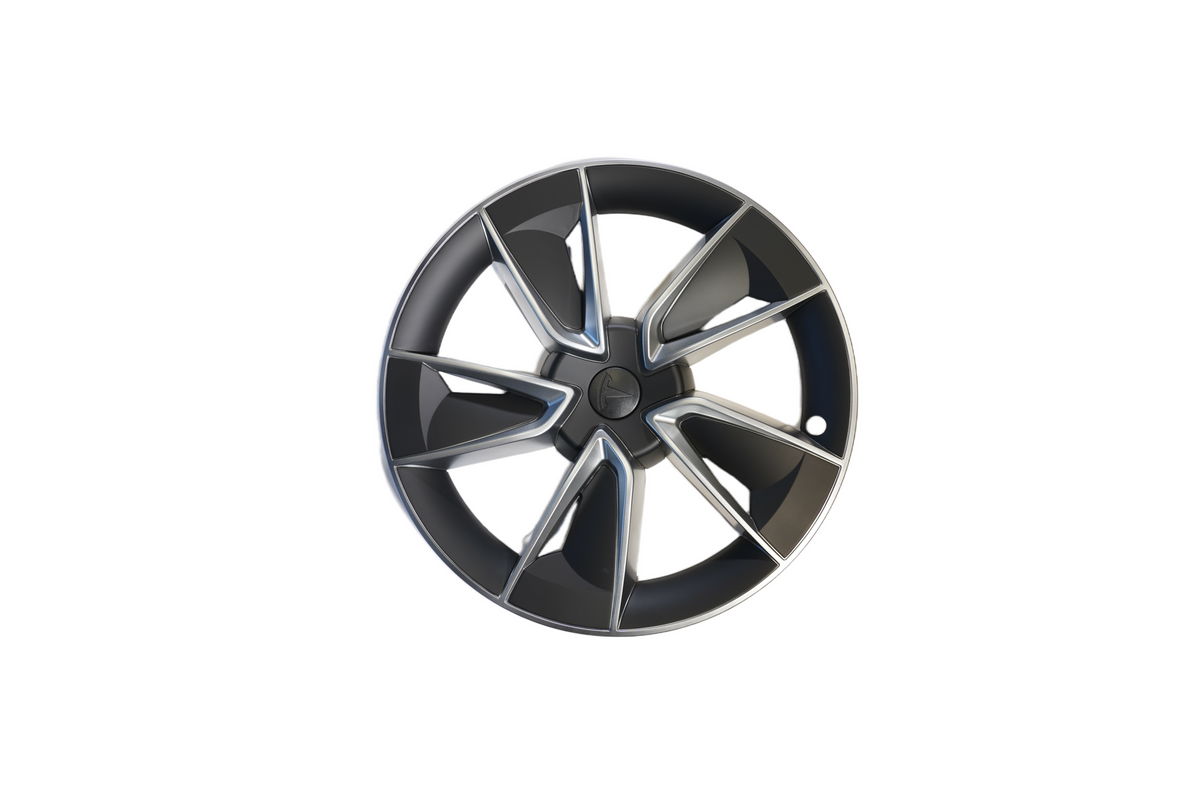 TESPLUS 19'' WARP Style Wheel Cover Silver For Model Y Juniper