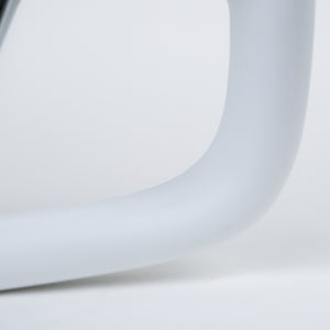 TESPLUS YOKE Style Steering Wheel Plaid Edition - White Nappa Leather