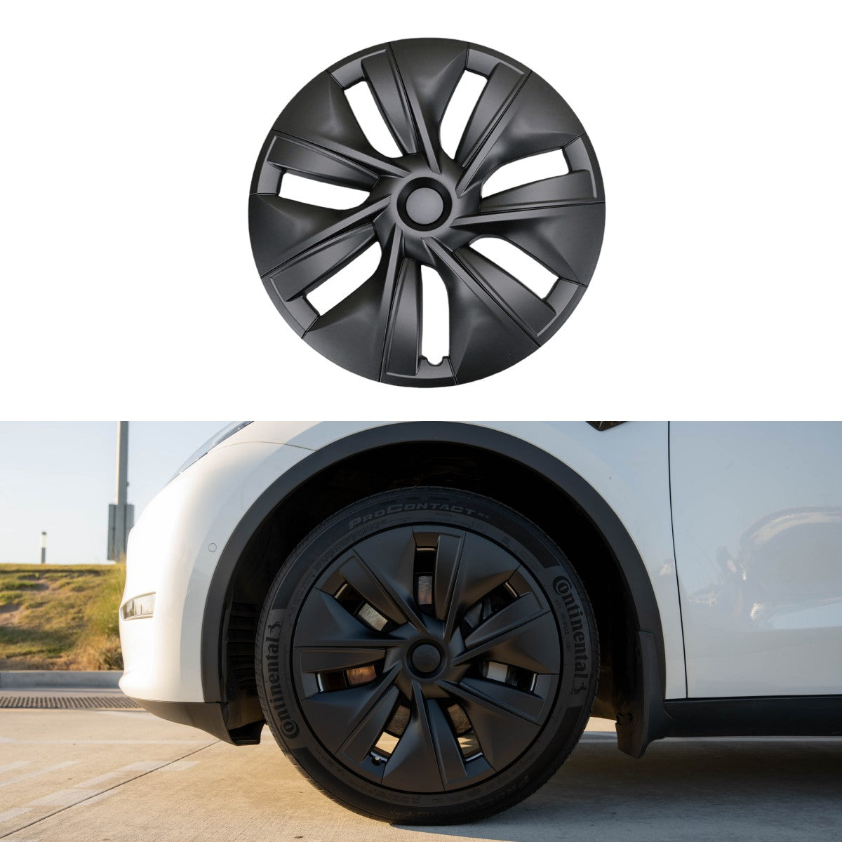 TESPLUS 19'' Gemini Style Wheel Cover for Model Y