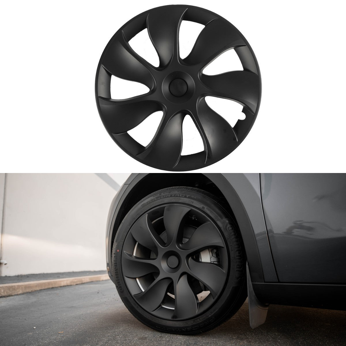 TESPLUS 19'' Induction Style Wheel Cover for Model Y