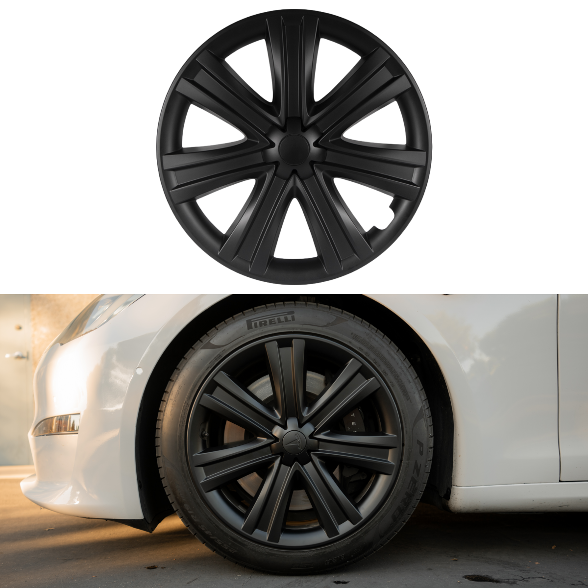 TESPLUS 19'' Arachnid Style Wheel Cover for Model S/Y
