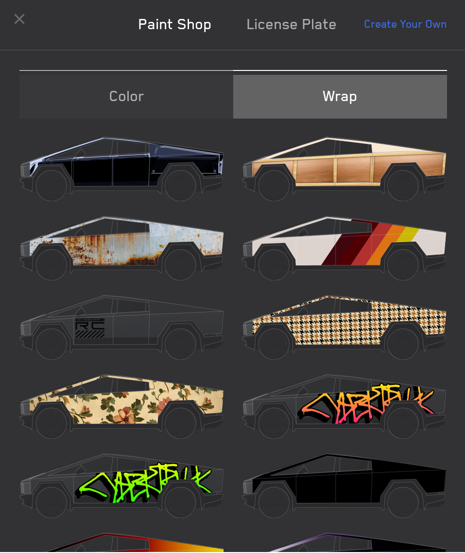 TESPLUS Custom Vinyl Wrap for Cybertruck - Digital Camo