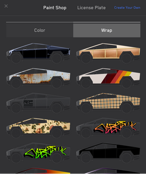 TESPLUS Custom Vinyl Wrap for Cybertruck - Snow Camo