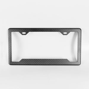 Real Carbon Fiber License Plate Frame