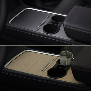 Wood Center Console Cover