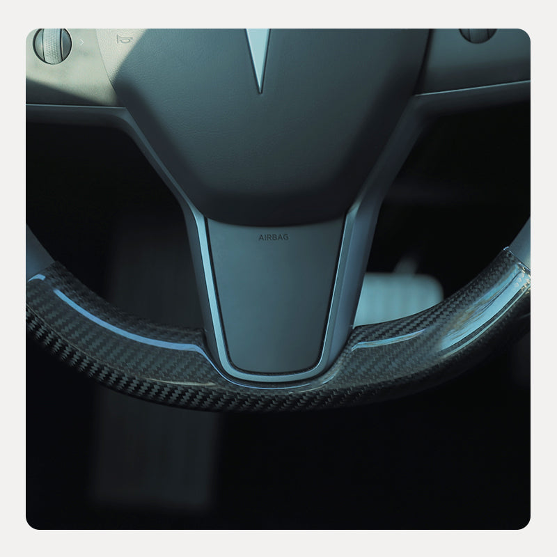 Real Carbon Fiber Steering Wheel Cap