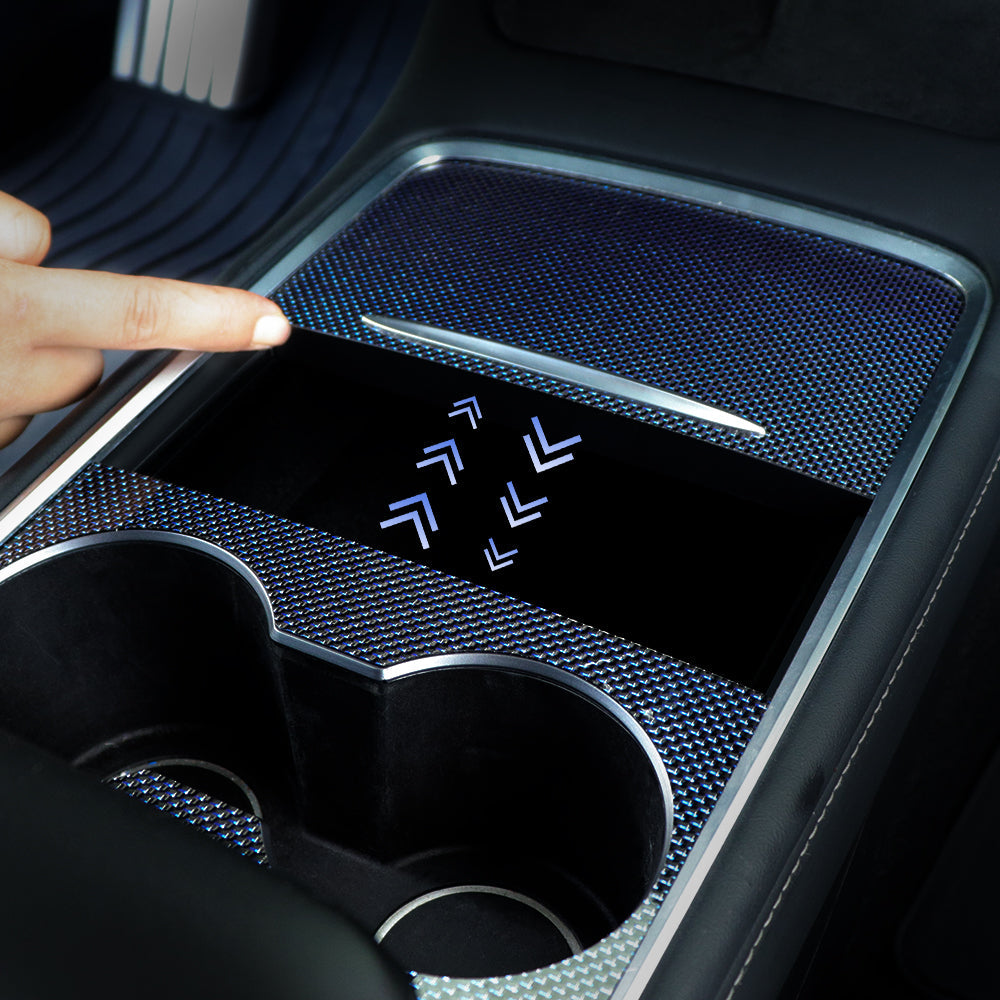 Real Carbon Fiber Center Console Cover