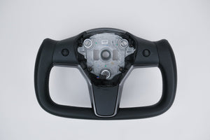 Tesplus Yoke Style Steering Wheel - Original Leather