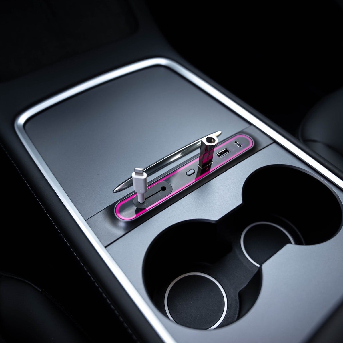 Tesplus Multi-color LED 3 in 1 USB Hub