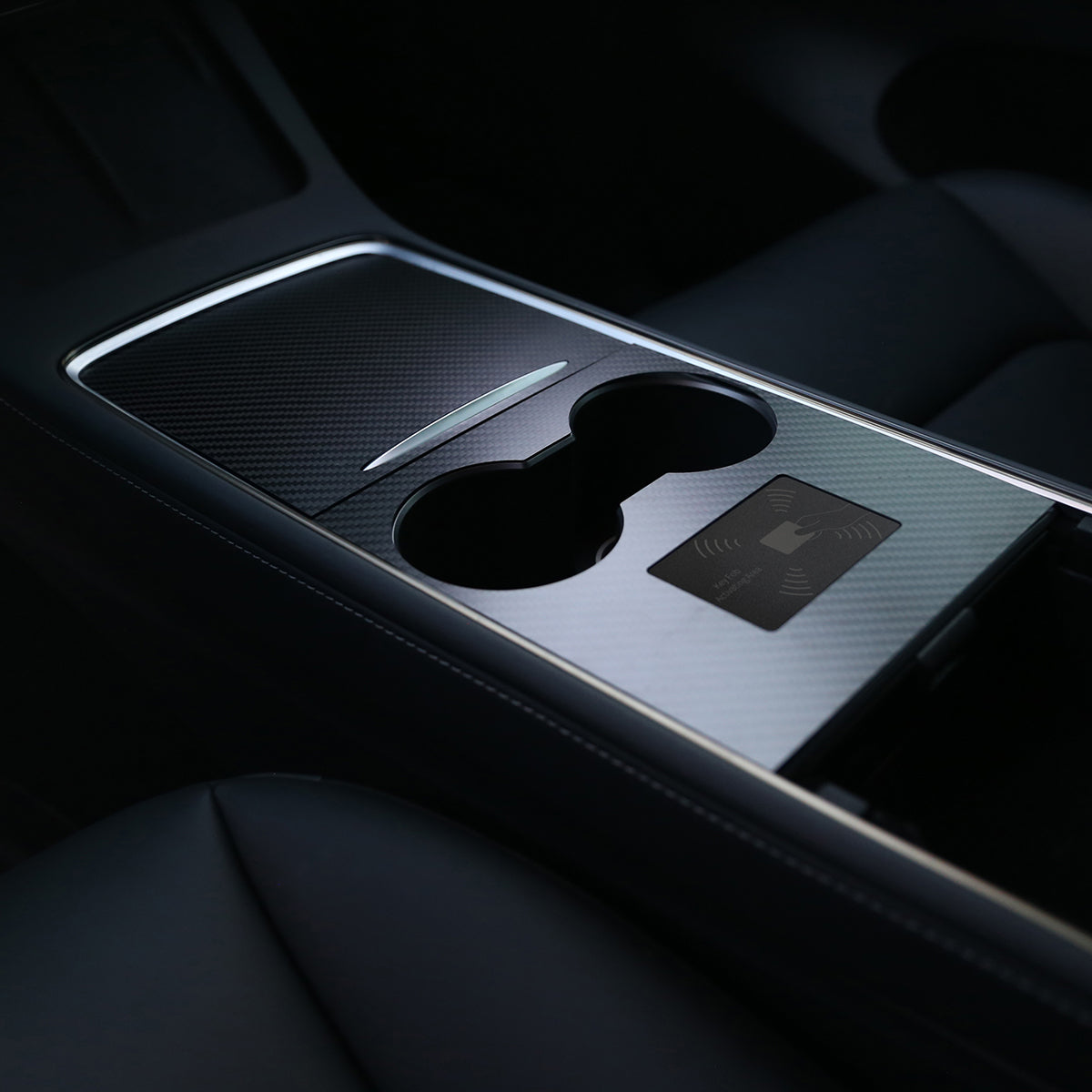 Real Carbon Fiber Center Console Cover
